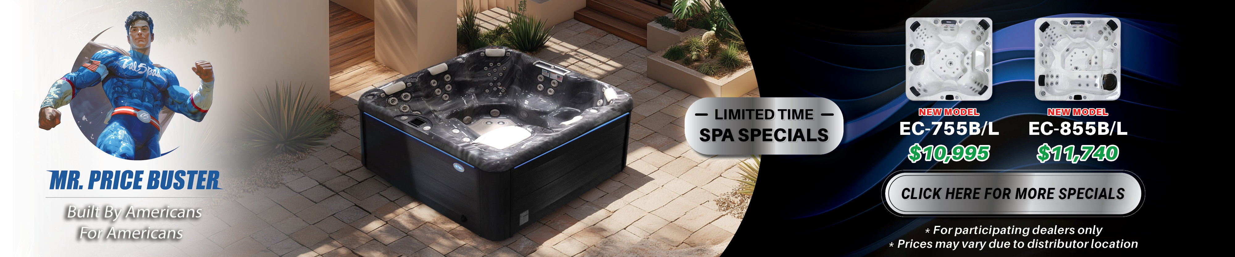 Calspas hot tub being used in a family setting - Muncie